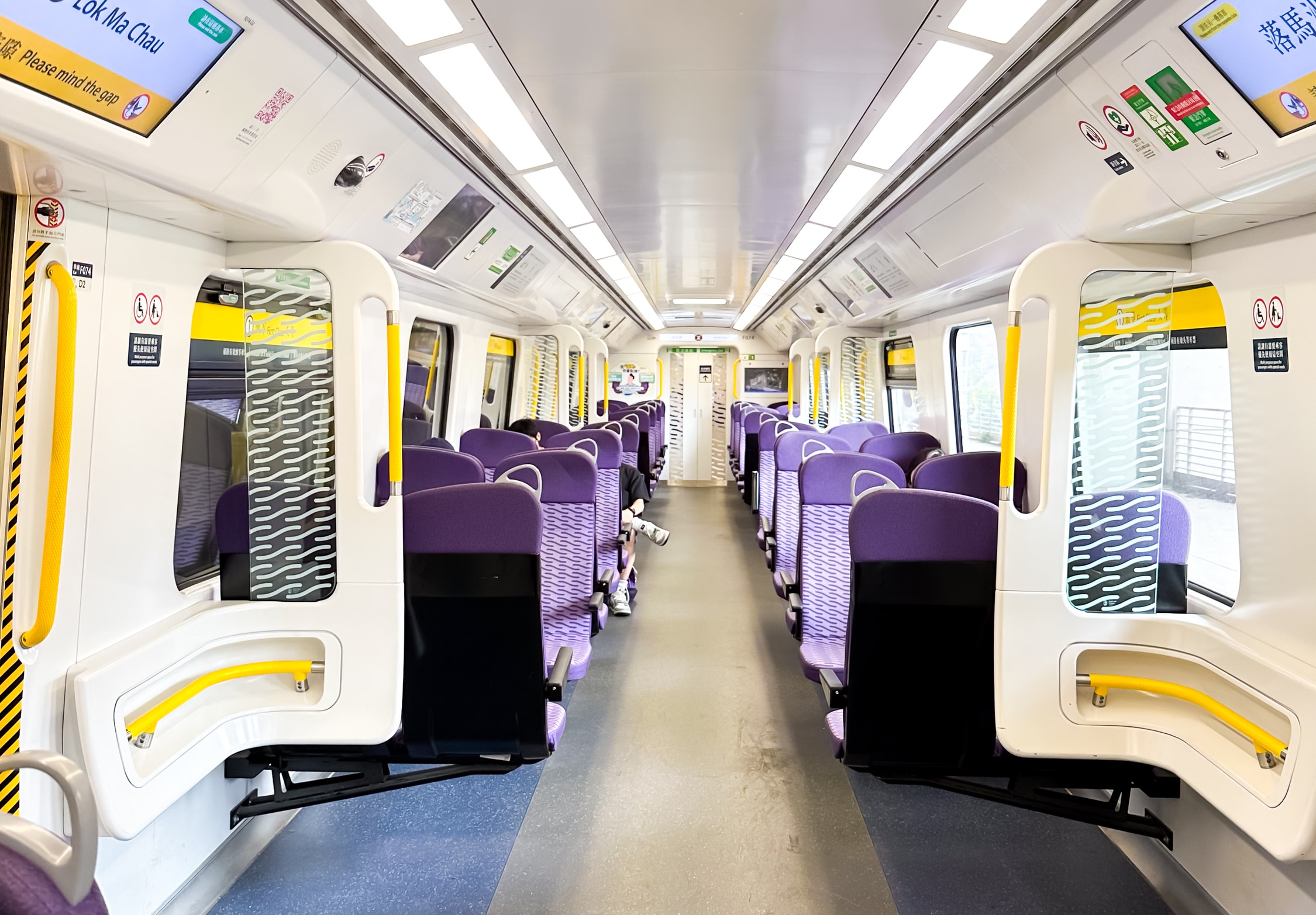 Inneres eines Wagens der 1. Klasse